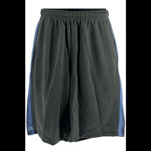 X-Pro Men's Active Athletic Moister Wicking Shorts with Design Gray - Regular